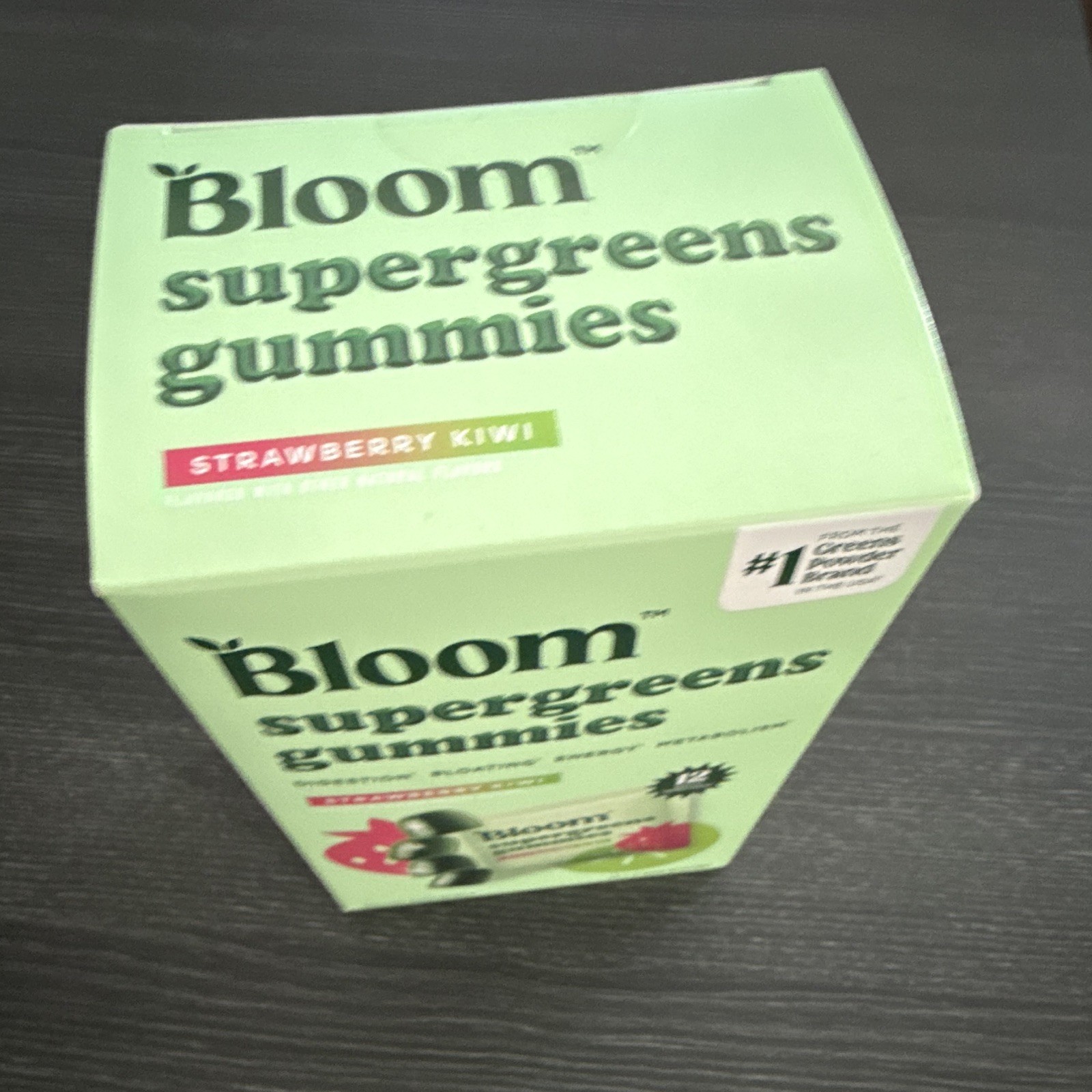 Bloom Supergreens Gummies Strawberry Kiwi Gluten-Free 48ct Exp 01/27