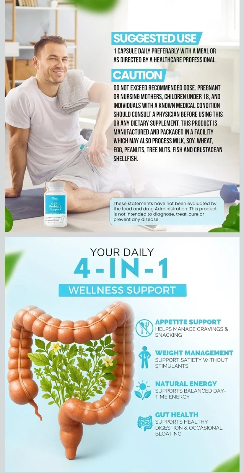 Dr. Vitamin Solutions Probiotic Support Vegan Non-GMO 30 Caps Exp 07/27