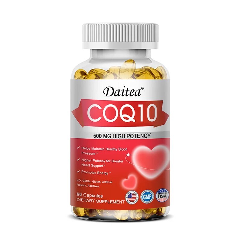 CoQ10 Ubiquinol 500 mg, 30/60/120 Softgels, exp 03/2026, Free Shipping