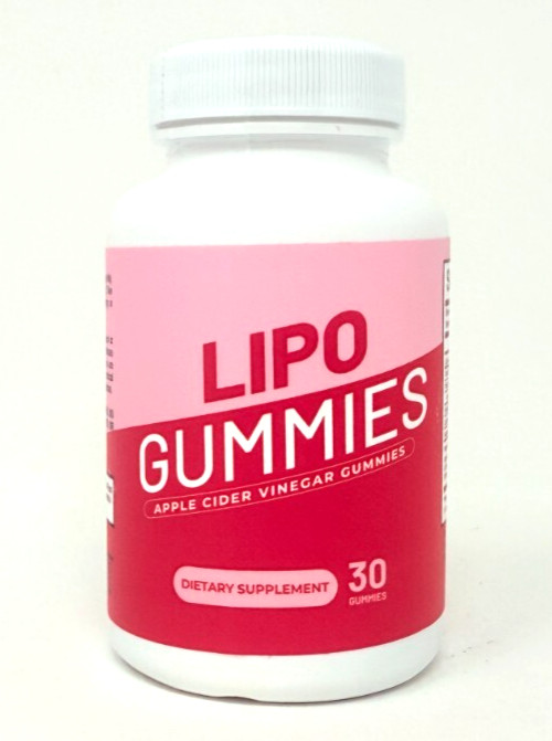 Lipo Gummies Apple Cider Vinegar Gummies 30 Count – New/Sealed! EXP 5/2026