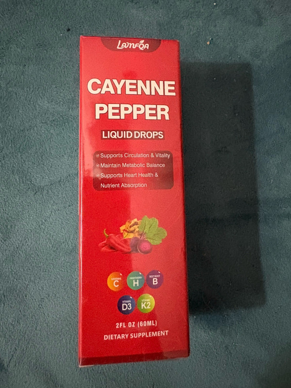 Lemme Cayenne Pepper Liquid Drops Dietary Supplement Heart Health 2 fl oz Vegan