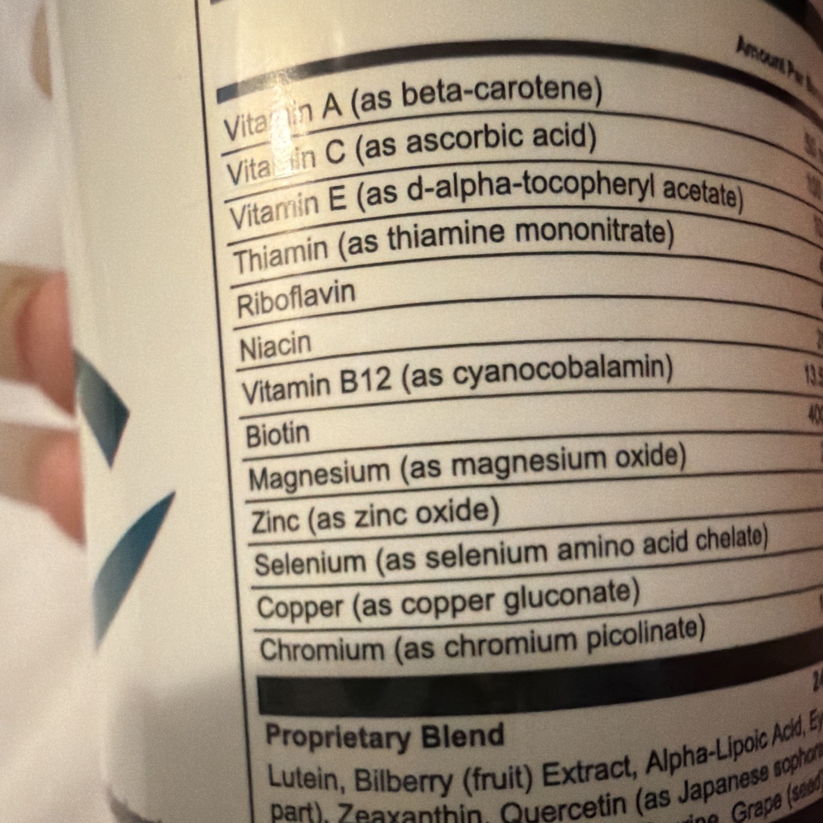 RetinaClear Eye Health Supplement 60 Capsules Vitamins A C E Exp 07/2027