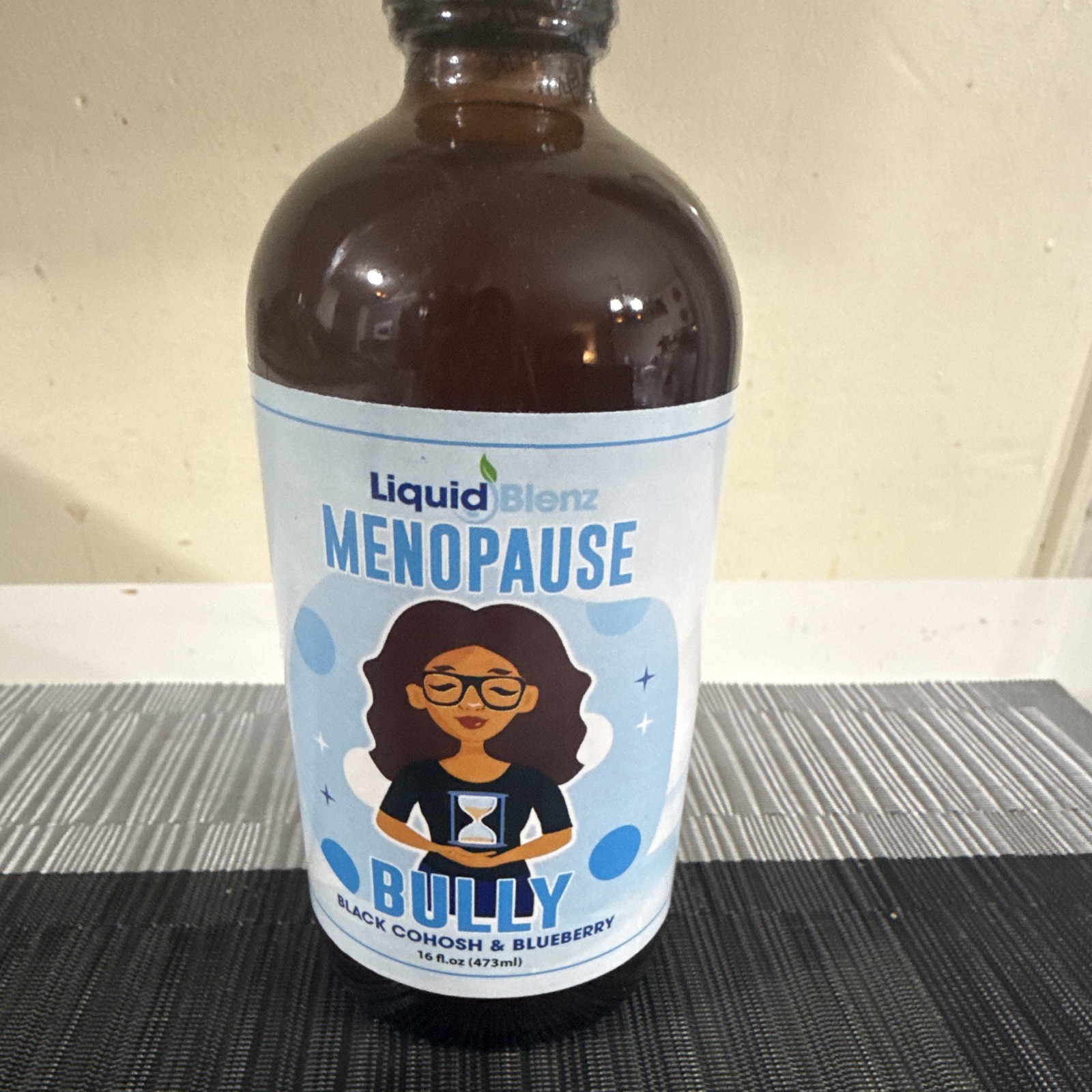 Liquid Blenz Menopause Bully Black Cohosh & Blueberry Liquid, 16 fl oz