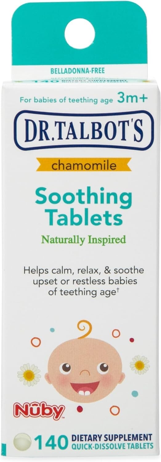 Dr. Talbot’s Chamomile Soothing Tablets, Quick Dissolve, 140 Count Ex: 04/2026