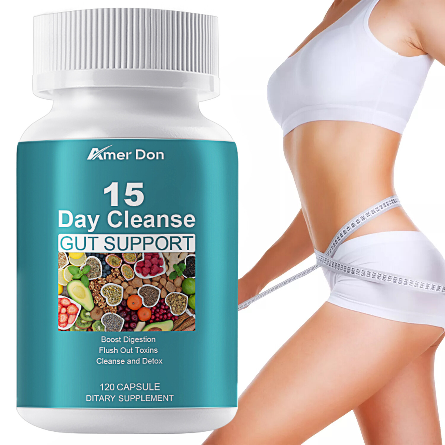 15 Day Cleanse-Gut and Colon Support,Detox,Weight Loss,Constipation Relief