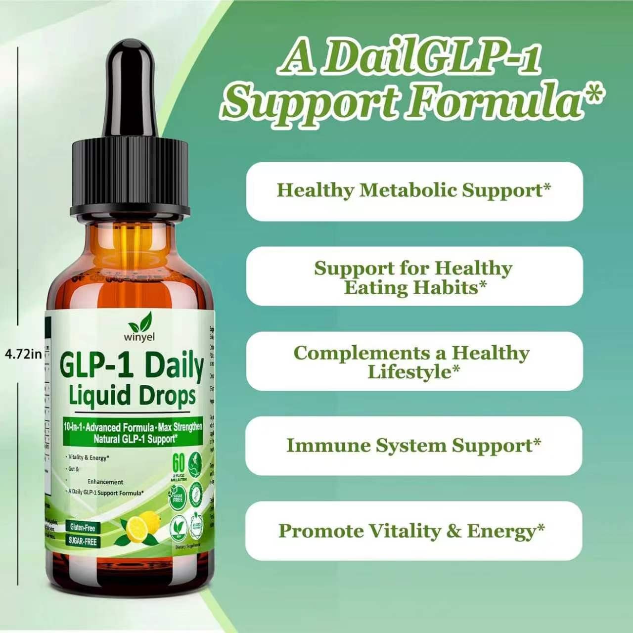 G-L-P1 Supplement Liquid Drops W. Berberin Oral Drop For Women & Men