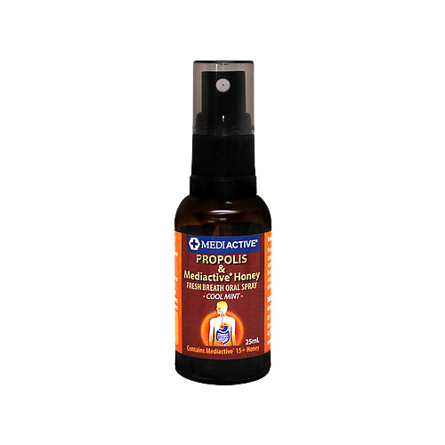 Mediactive Propolis & 15+Honey Fresh Breath Oral Spray 25ml