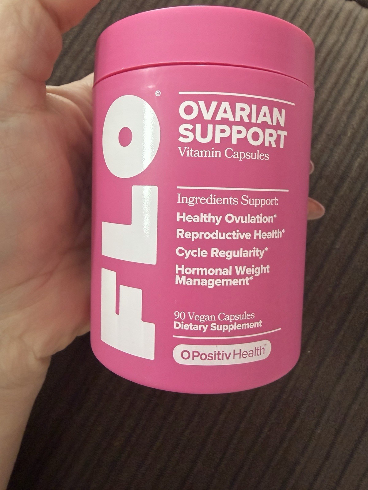 O Positiv Ovarian Support Vegan Capsules Myo-Inositol DIM 90 Exp 06/2026
