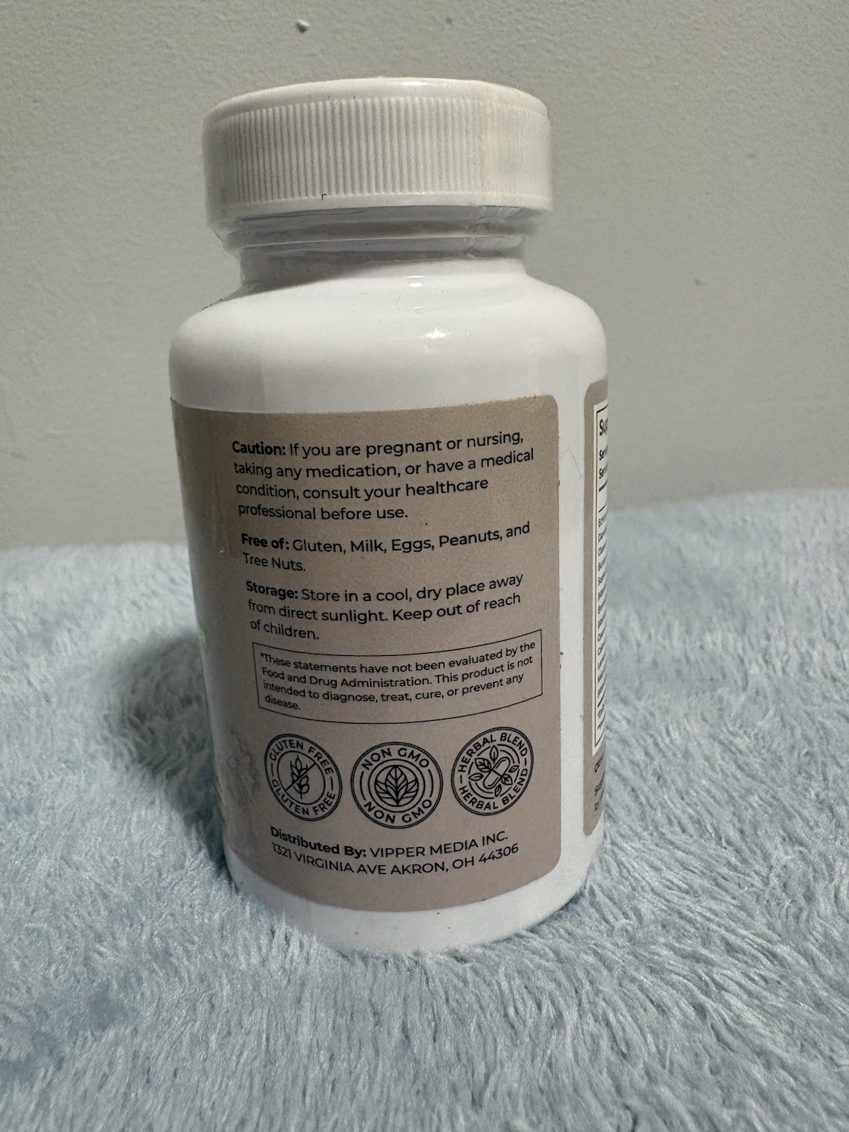 Vipper Media Inc. Lymphatic Drainage Support Non-GMO Gluten Free 60 Capsules