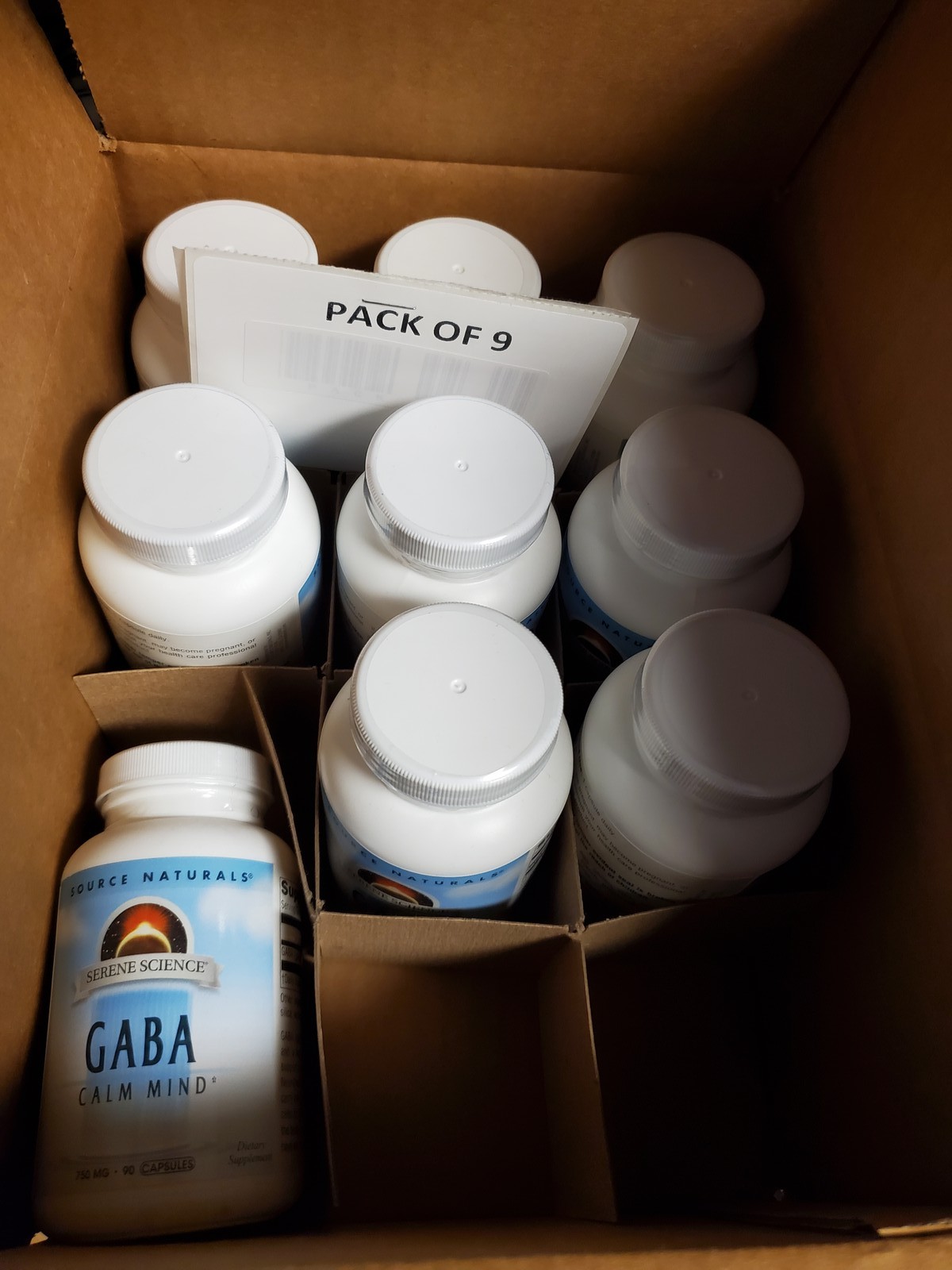 Source Naturals Serene Science Gaba Calm Mind 750 Mg 90 Caps exp 10/27
