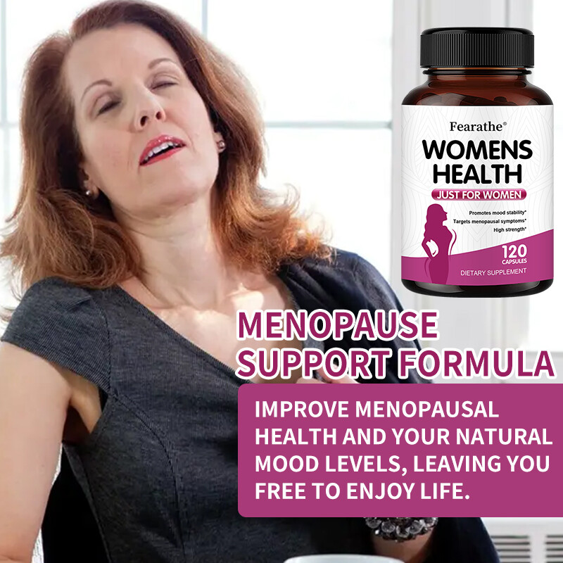 Herbal Menopause Supplement for Womens Health – Hormone Balance Caps