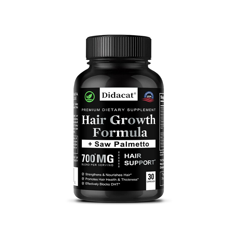 Saw Palmetto DHT Blocker Supplement | Hair Growth Formula | Hair Support