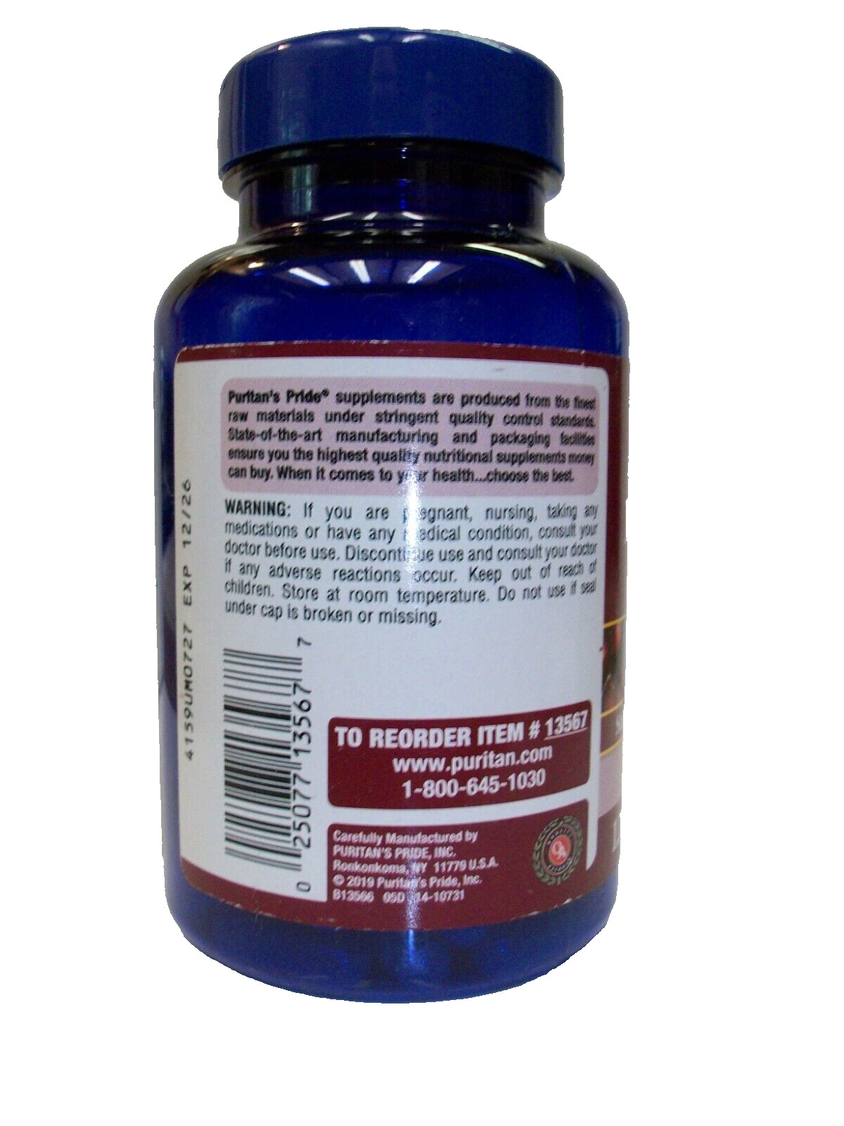 Pomegranate Extract 250 mg 120 Capsules Healthy Aging
