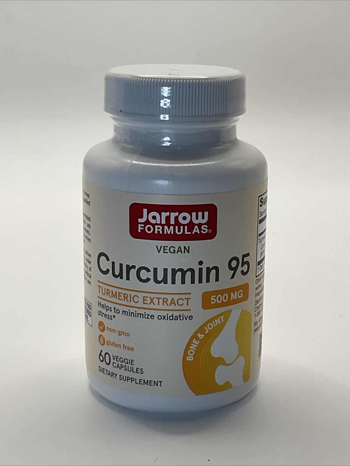 Jarrow Formulas Curcumin 95 Turmeric Extract 500 mg, 60 Capsules, Exp 06/2027
