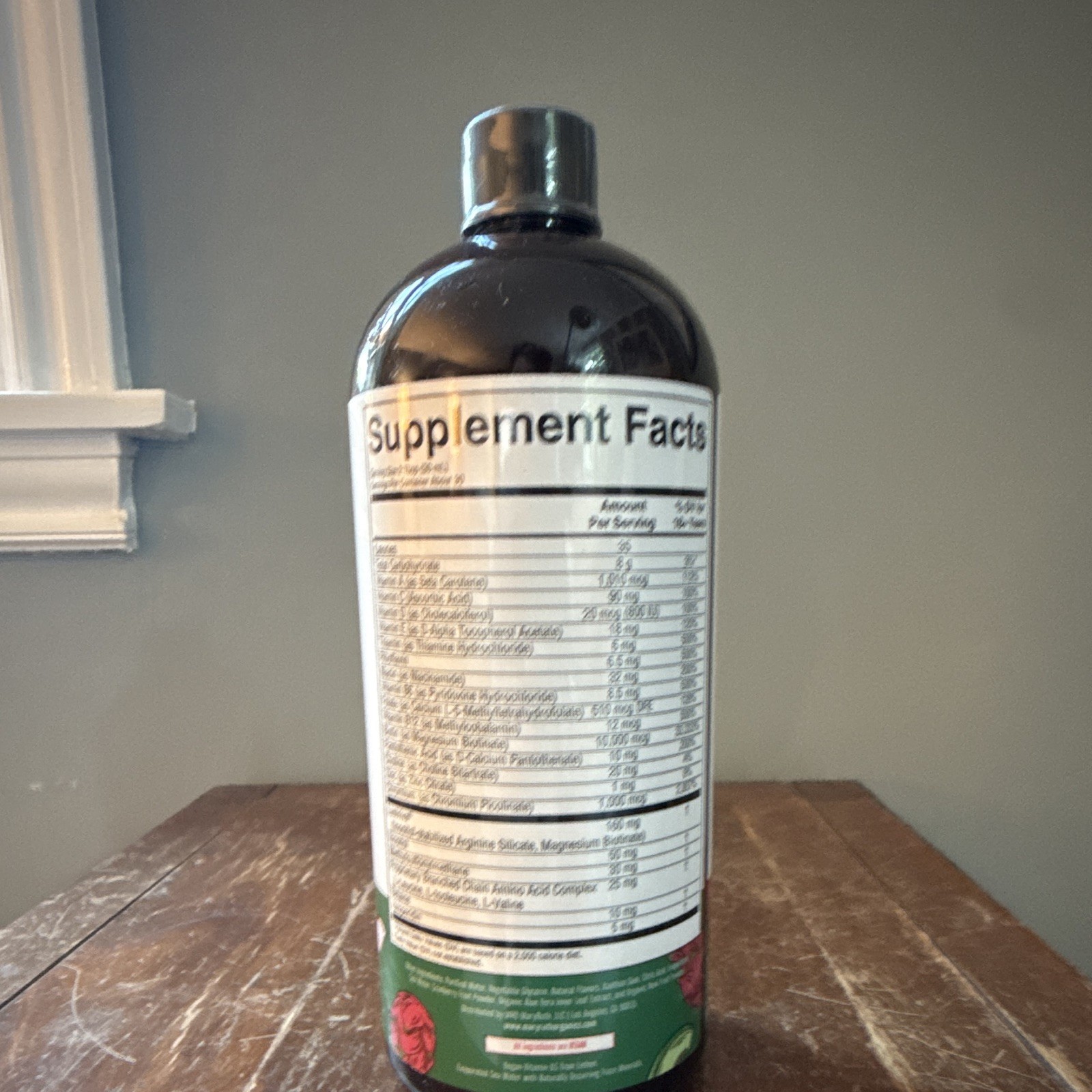 MaryRuth’s Liquid Morning Multivitamin + Hair Growth, Dragon Fruit Melon 30 oz