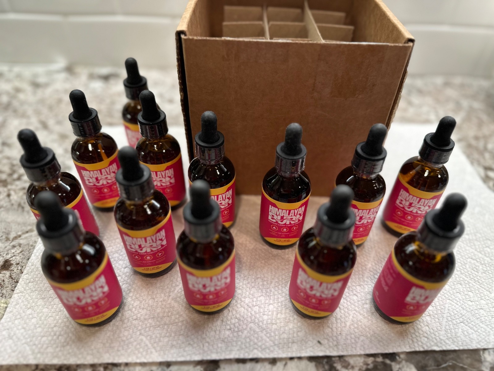Himalayan Burn Weight Loss Drops, Fat Burning Formula- 13 Bottles Genuine
