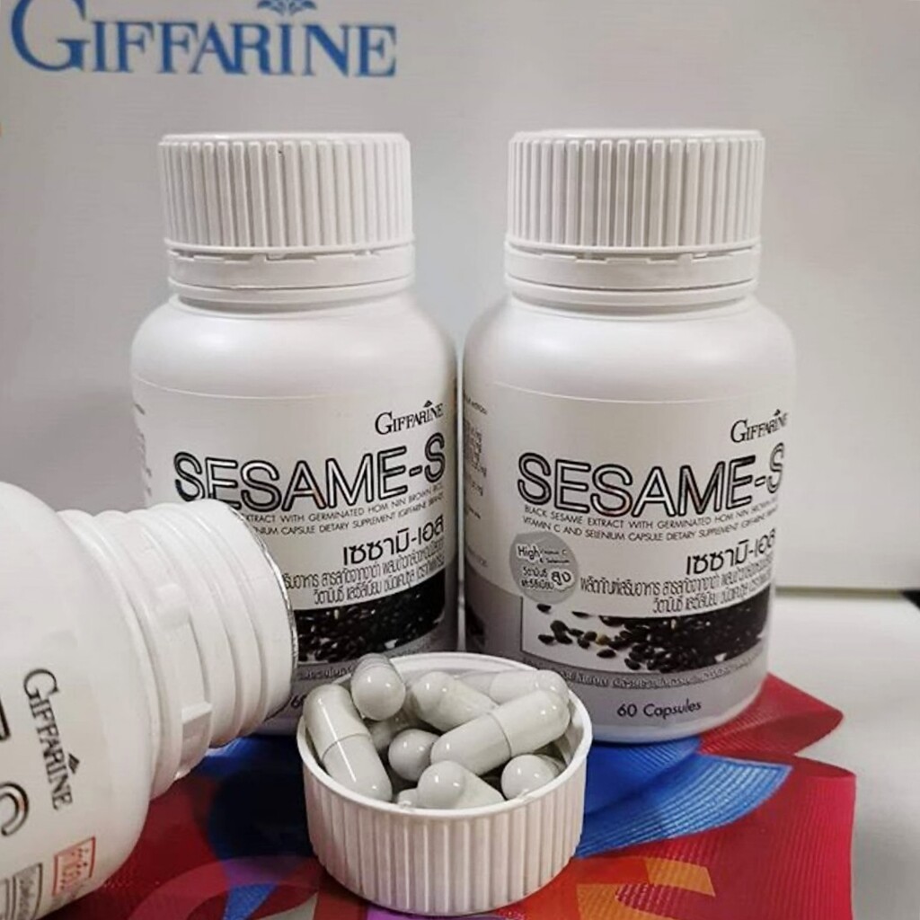 SESAME-S with Germinated Brown Rice Vitamin C and Selenium 60 Capsules GIFFARINE