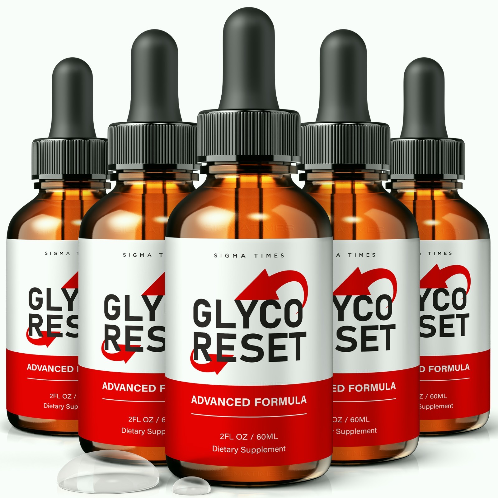 Glyco Reset Drops, GlycoReset Liquid Supplement for Blood Health – 5 Pack