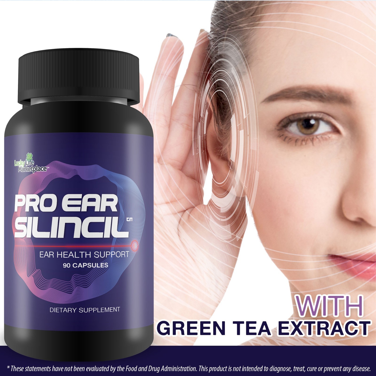 Pro Ear Silincil – Ear Health & Hearing Health Support – Help Reduce Ear Ringing