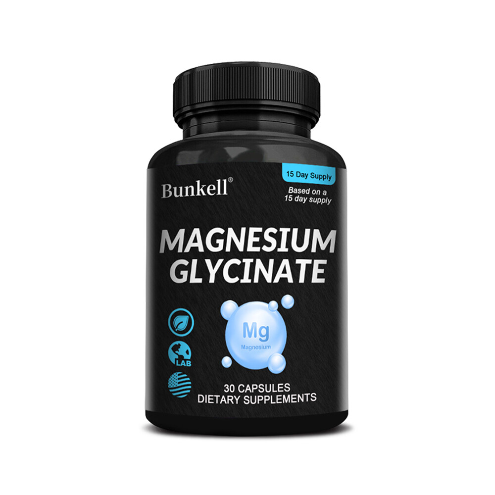 Magnesium Glycinate Capsules 1040mg Per Serving – Highest Potency Capsules