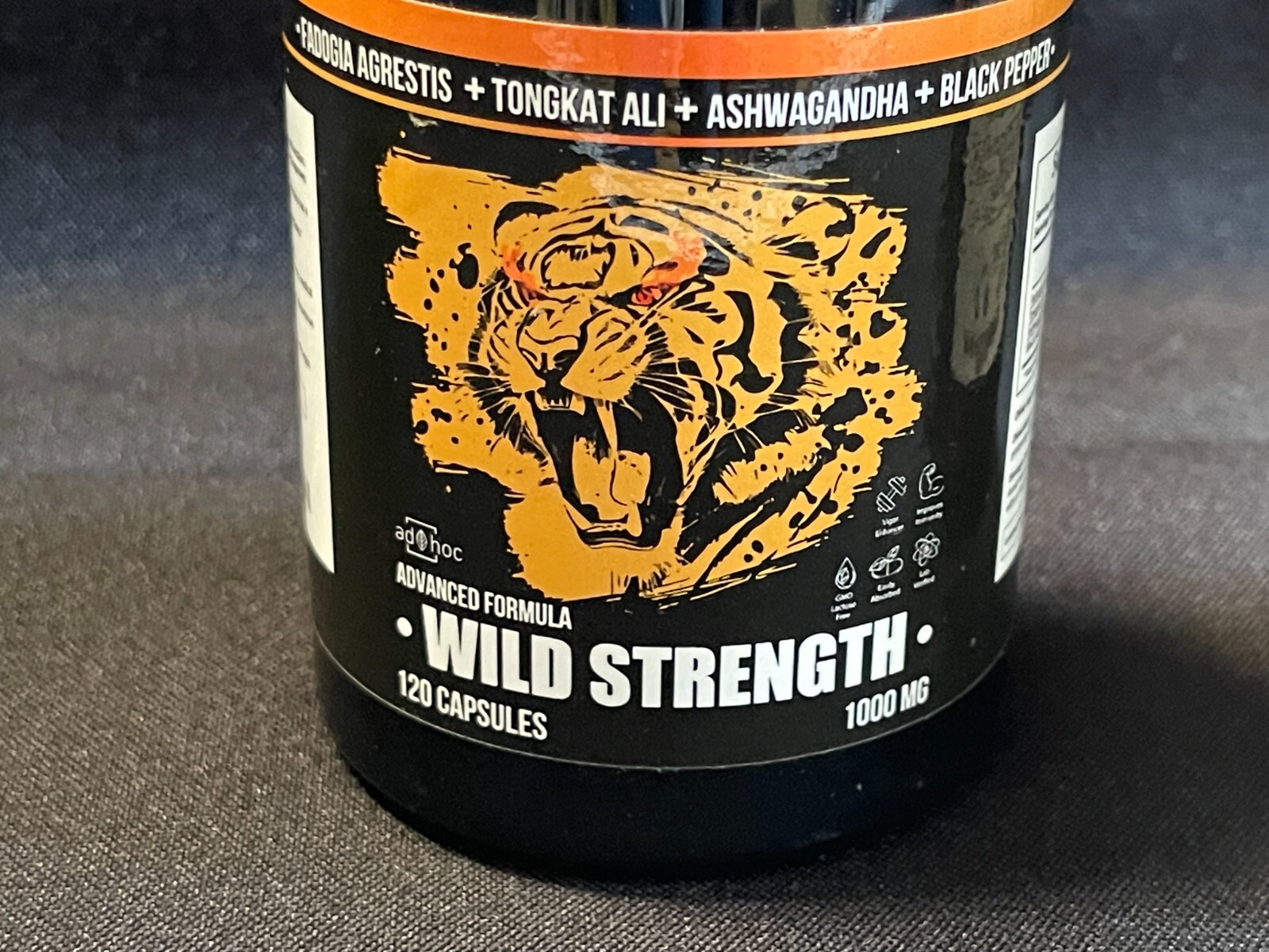 Adhoc Advanced Formula Wild Strength Fadogia Agrestis 120 Caps 1000MG (2)