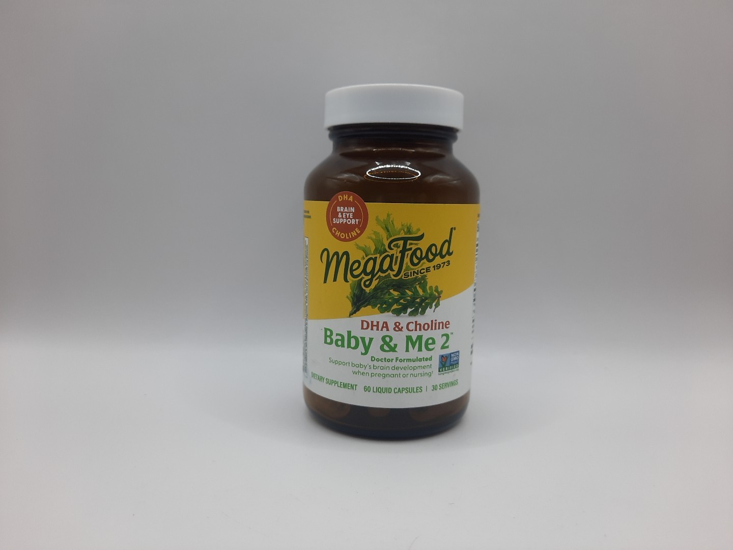 MegaFood Baby & Me 2 prenatal vegan DHA & CHOLINE 60 capsules 12/2026