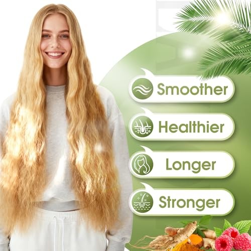 Lazpowfi Hair Growth Supplement, Biotin 10000mcg, 32-in-1 Vitamins for Hair