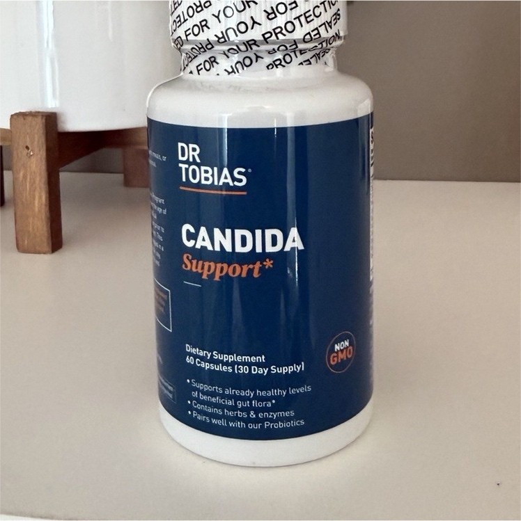 Dr. Tobias Candida & Digestive Support 60 Capsules w/ Oregano, Caprylic Acid