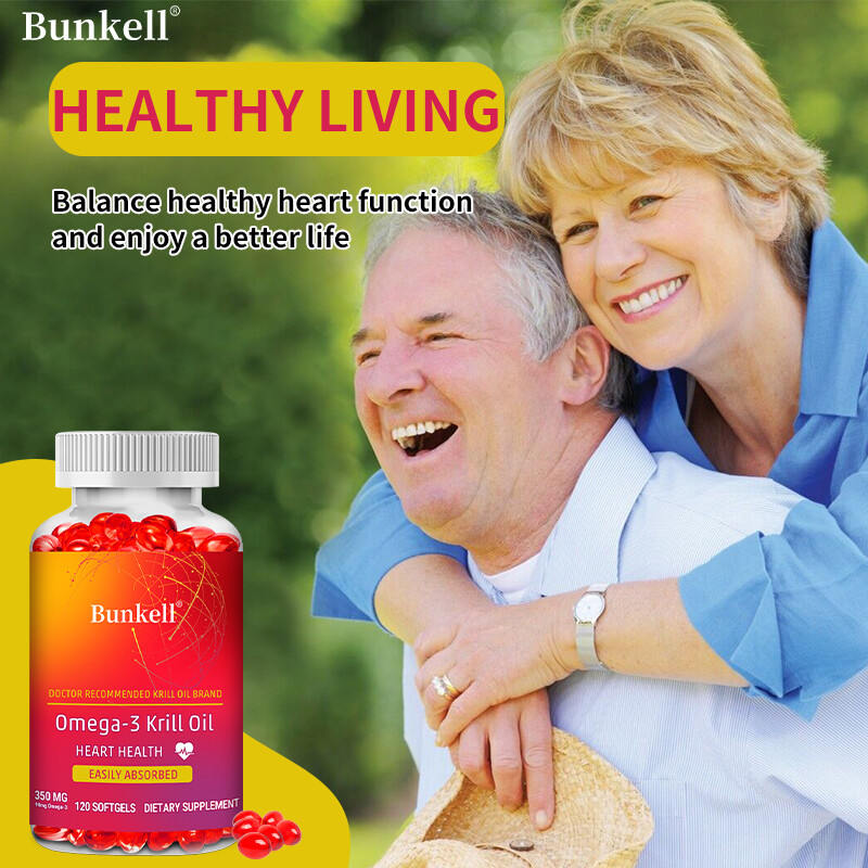 Omega 3 Krill Oil 350mg with EPA, DHA and Astaxanthin, Heart Health