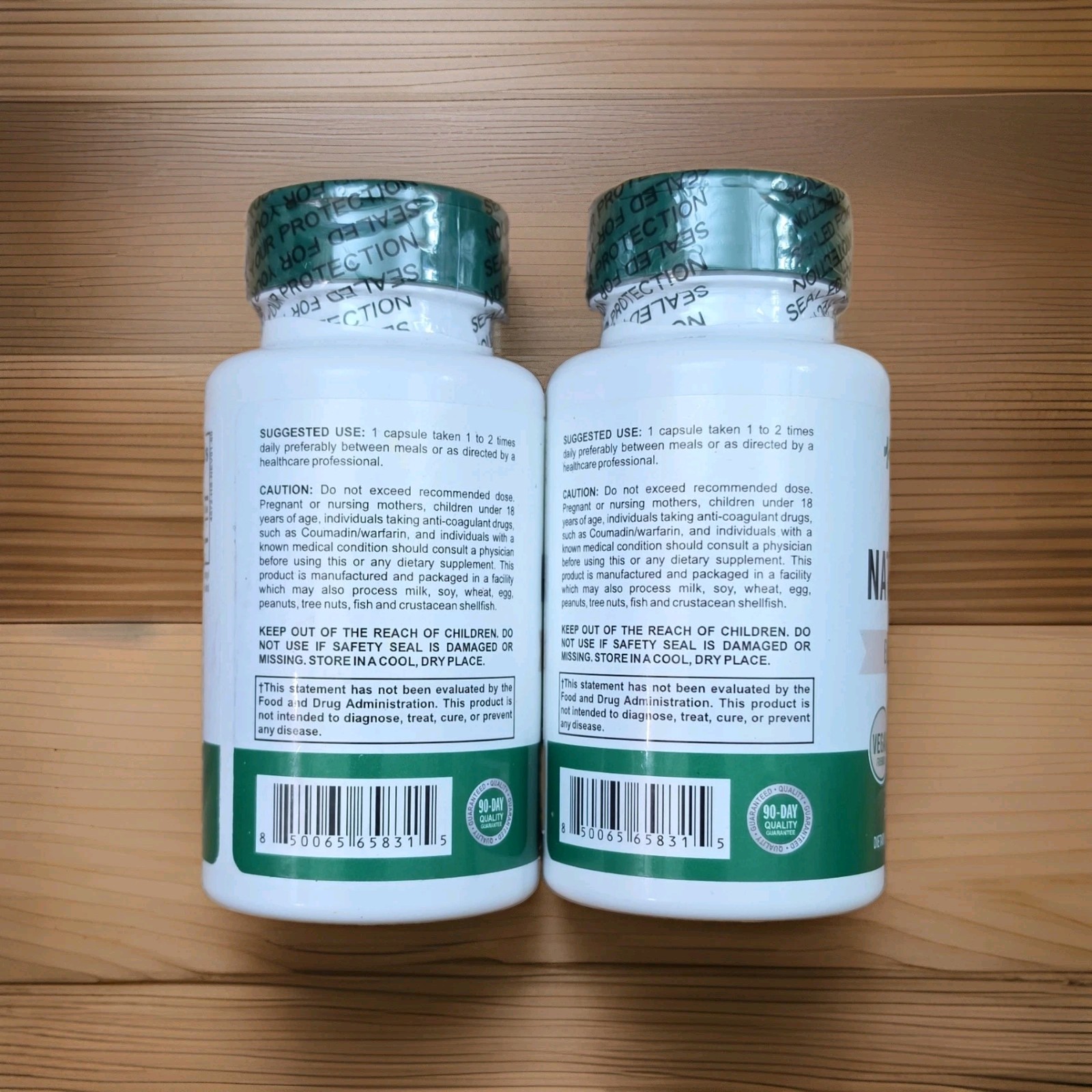 2 X Dr Vitamin Solutions Nattokinase Enzyme Support 100mg 120 Capsules Exp 08/27