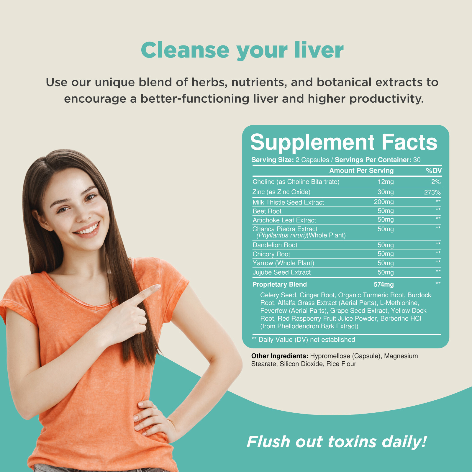 Liver Cleanse Detox & Repair Formula – Herbal Liver Support Supplement