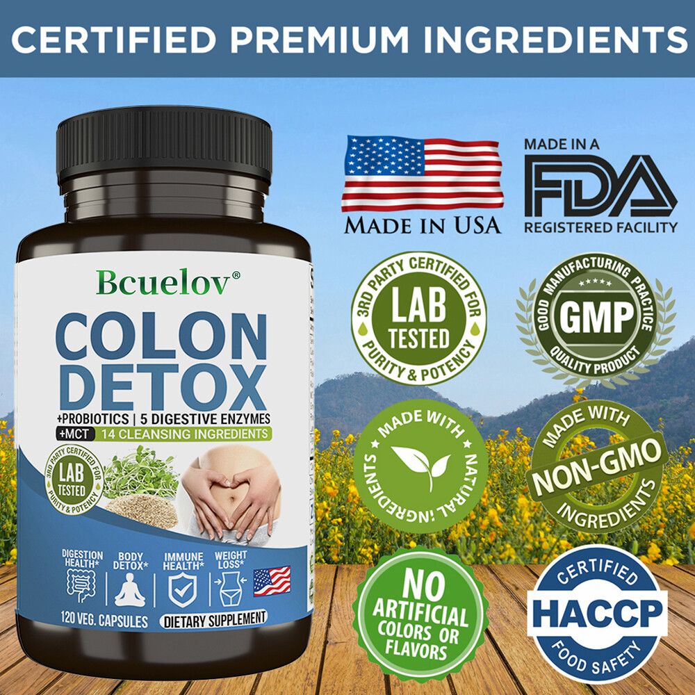 Natural Colon Detox & Cleanse , Weight Loss, Digestion & Immune Health