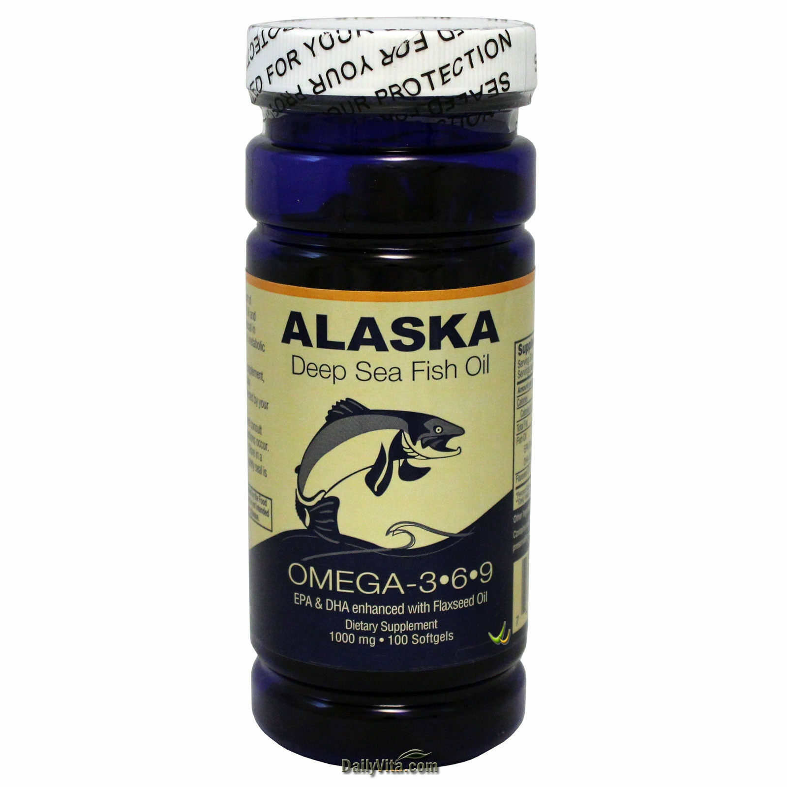 20 x 100SG Alaska Deep Sea Fish Oil Omega 3-6-9 EPA DHA