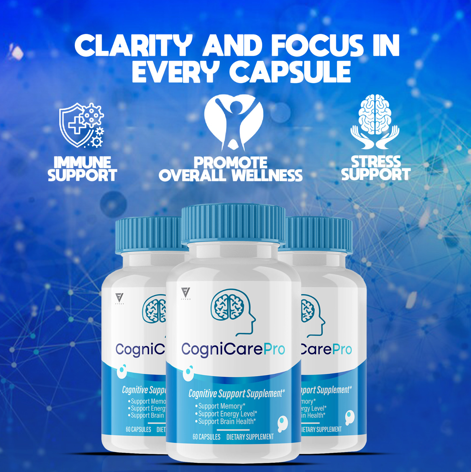 (5 Pack) Cognicare Pro For Brain Health Review, Cogni Care Pills (300 Capsules)