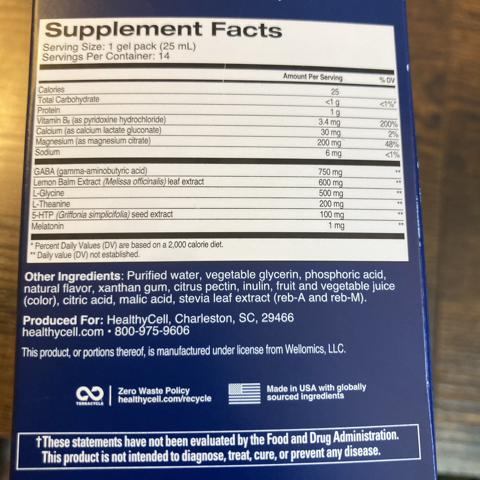HealthyCell MicroGel Cherry 14 Gel Packs