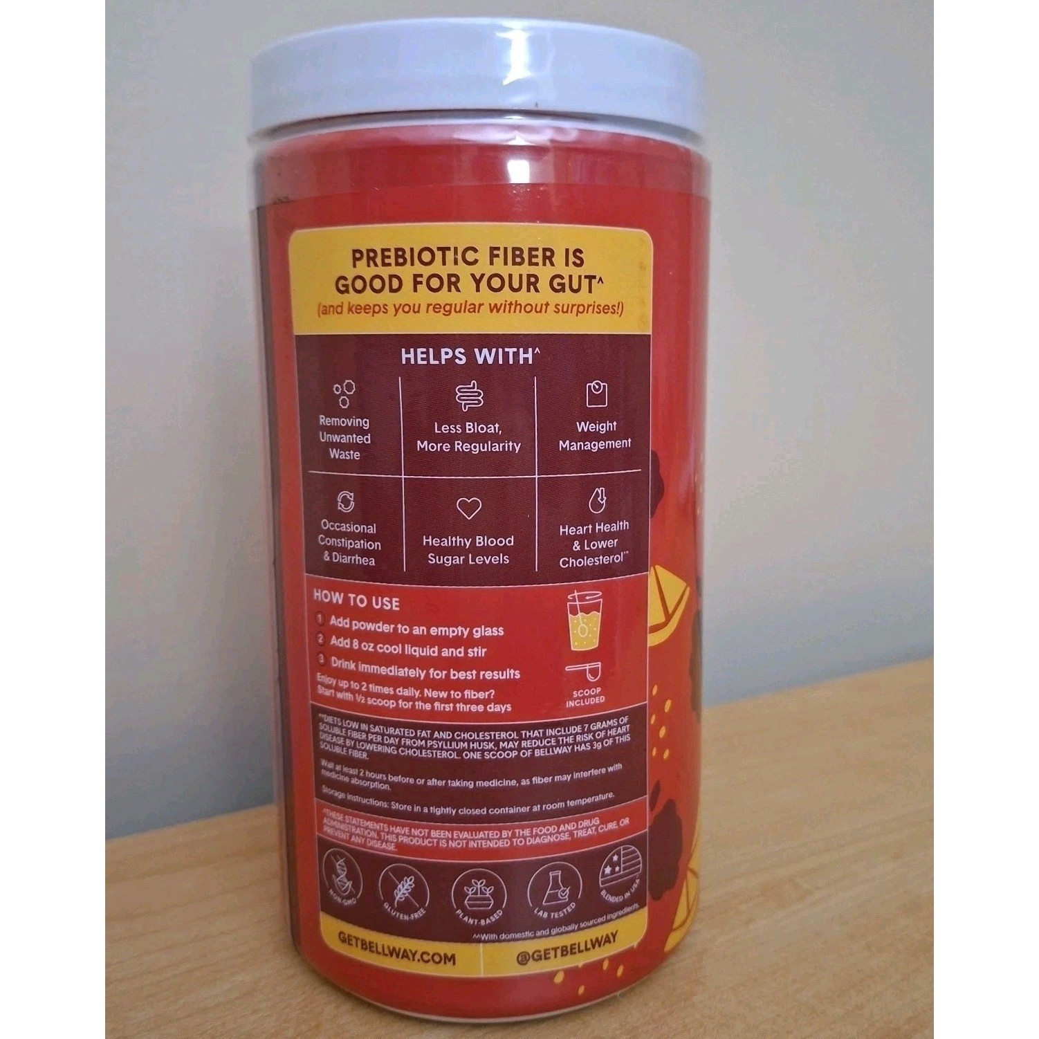 2 Organic Psyllium Husk Fiber, gluten-free Non-GMO Prebiotic Fiber Supplement