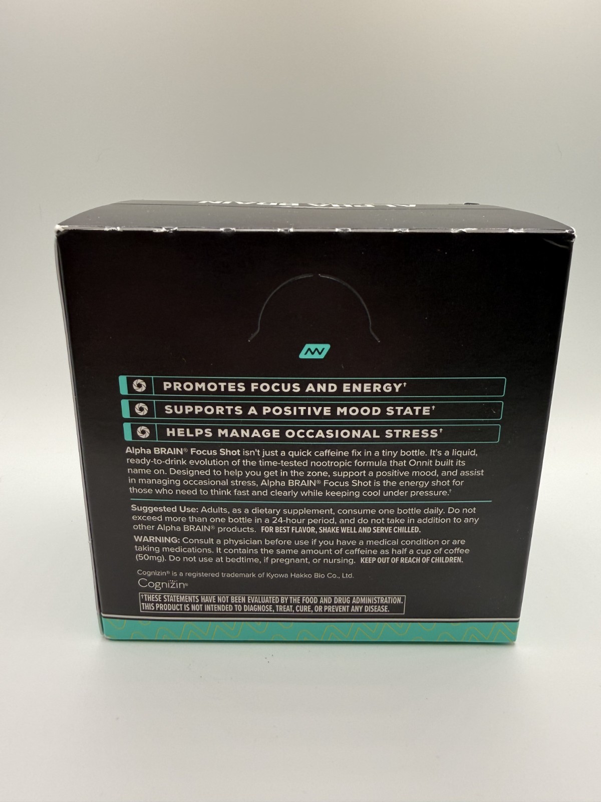Onnit Alpha Brain Focus Shot Tropical Flavored 74 mL Bottles; 444 mL – Brand New