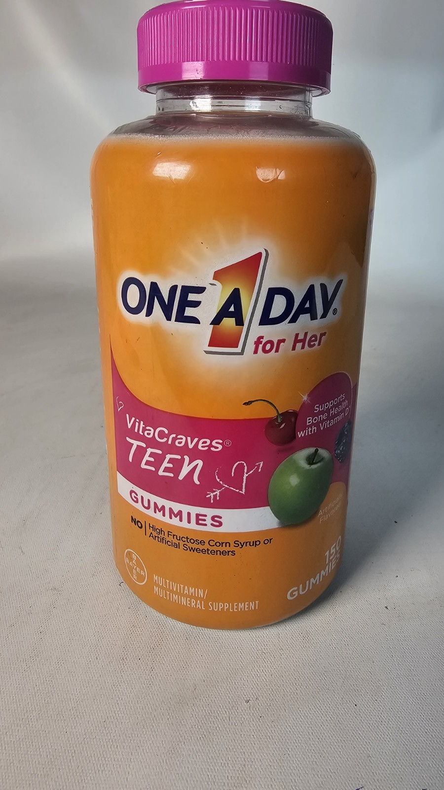 One A Day For Her Teen Multivitamin Gummies- 150 Ct Exp: 12/2026