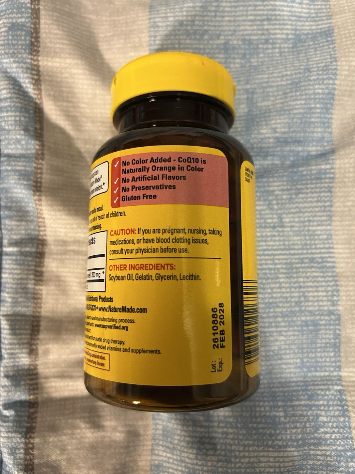Nature Made CoQ10 200mg 80 Softgels Heart Health Antioxidant Support Gluten-Free