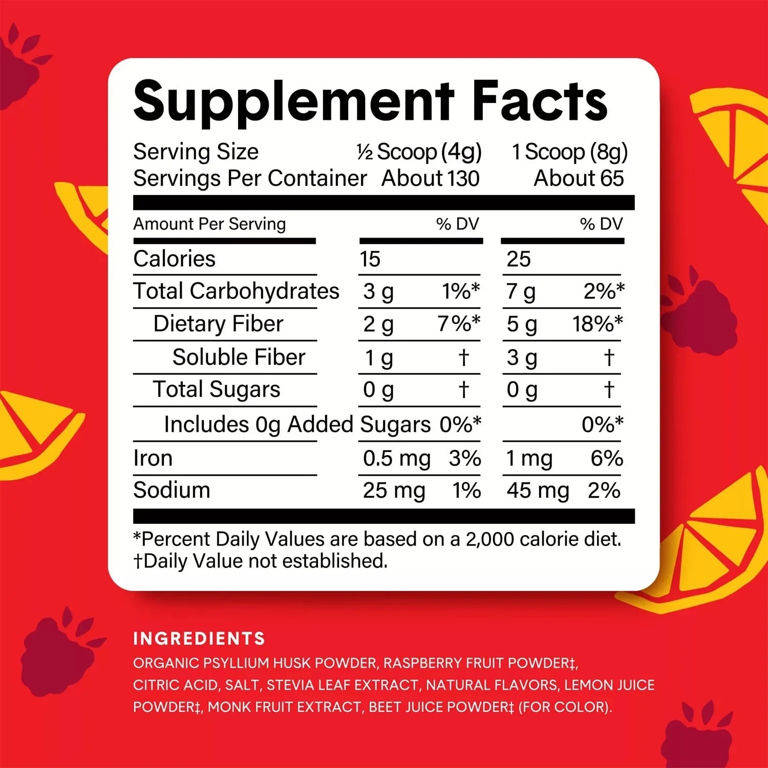 2 PACK Bellway Super Fiber Fruit Psyllium Husk Powder Fiber Supplement 1.2 lbs