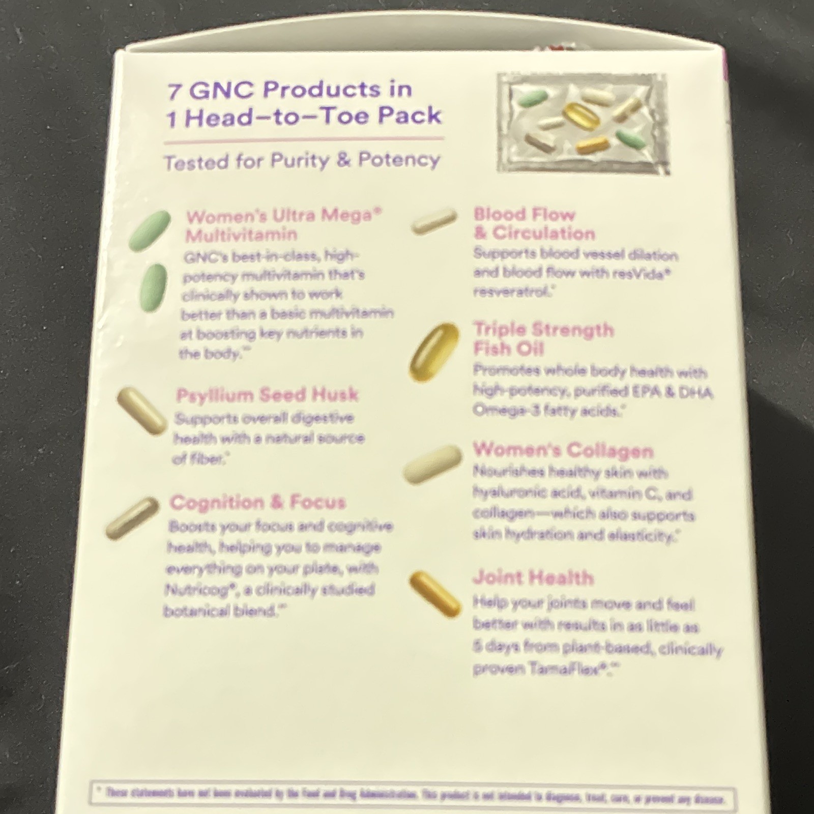 GNC Women’s Whole Body Vitapak Program Multivitamin Gluten-Free 30 Packs