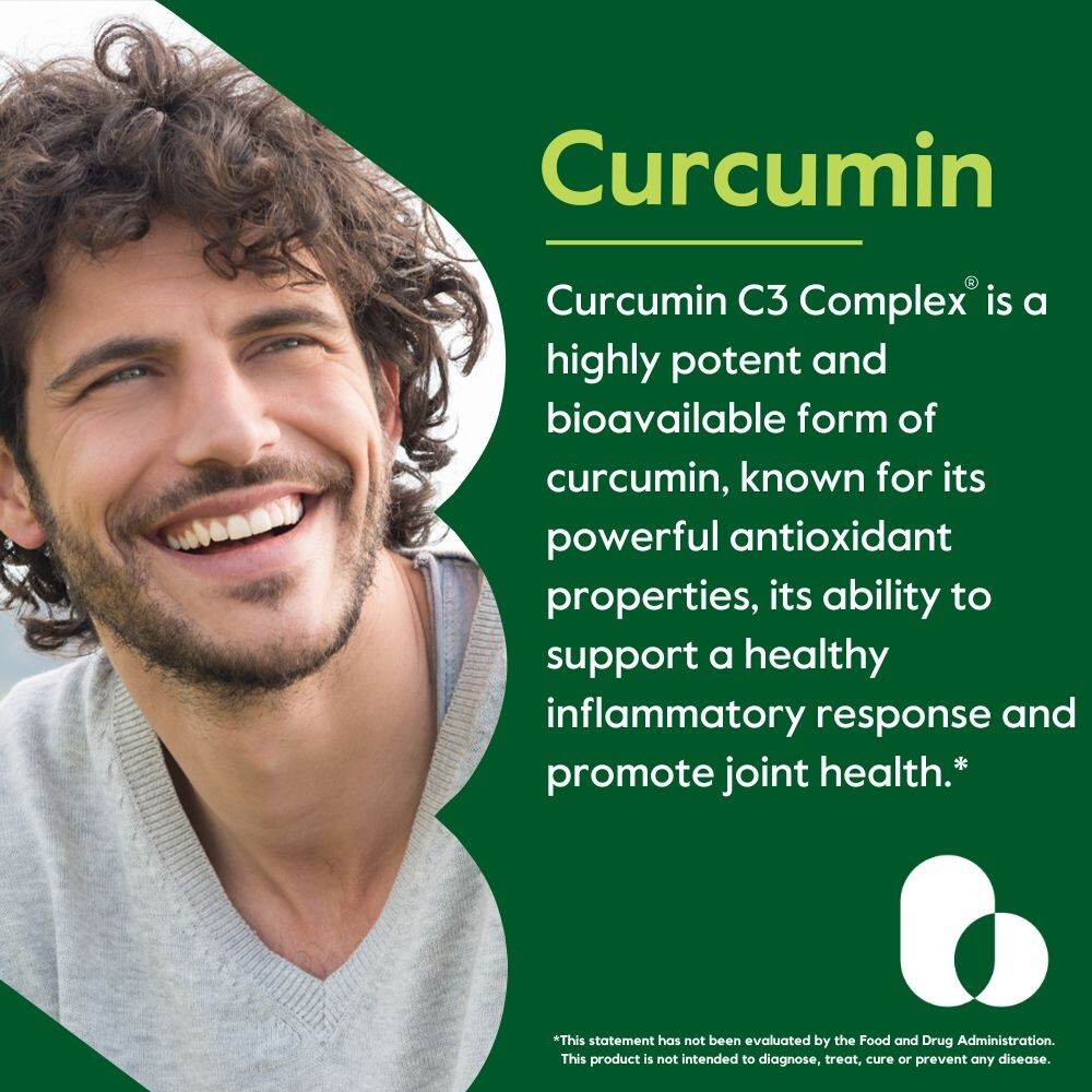 Curcumin 510mg (Turmeric)(120 Veg Caps) with Curcumin C3 Complex & Bioperine