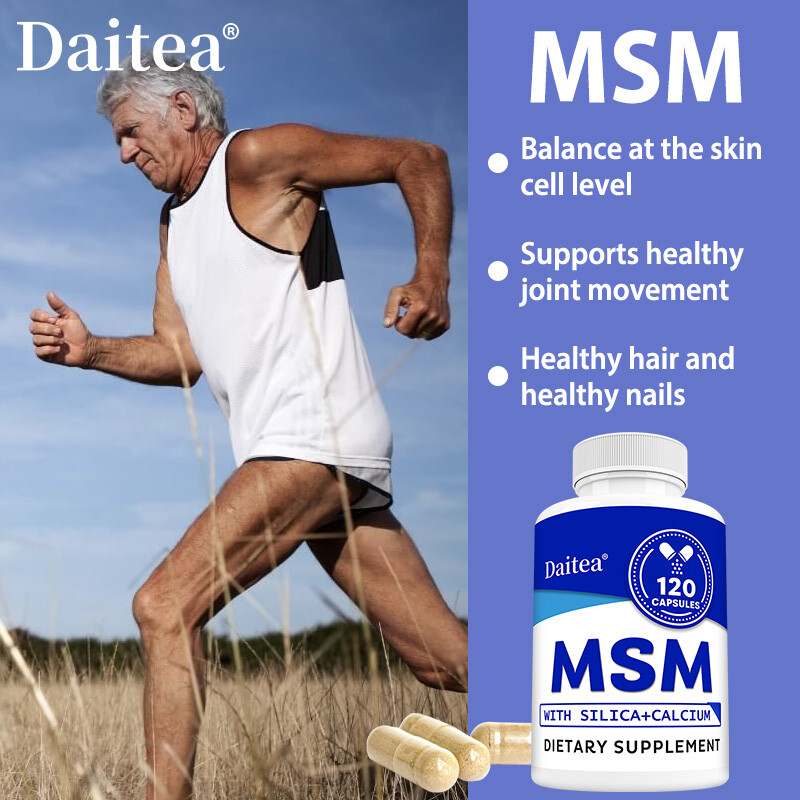 Msm With Silica + Calcium – Supports Hair Growth, Joint Health And Immunity
