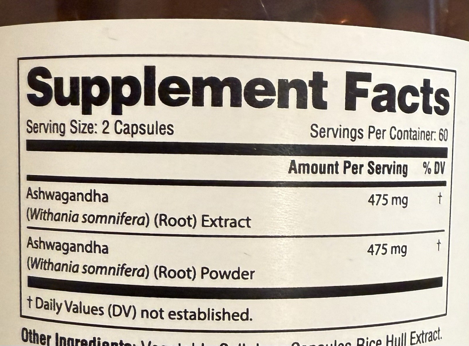 Sandhus Ashwagandha 950 mg Mood & Energy 120 Capsules 10/2027
