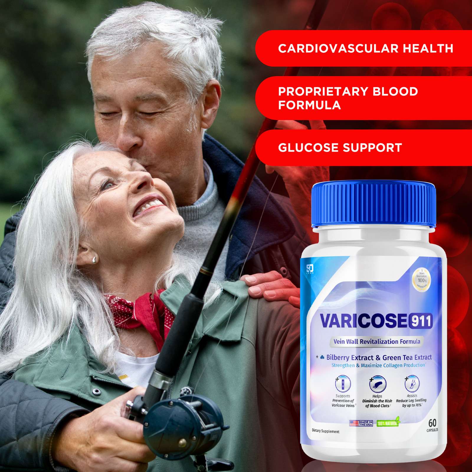 Varicose 911 – Enhance Daily Wellness and Collagen Support 60 Capsules