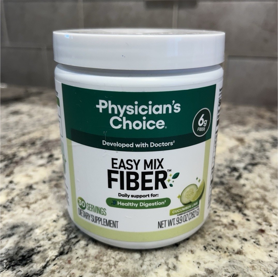 Physician’s Choice Easy Mix Fiber Powder Cucumber Lime Flavor 9.9oz