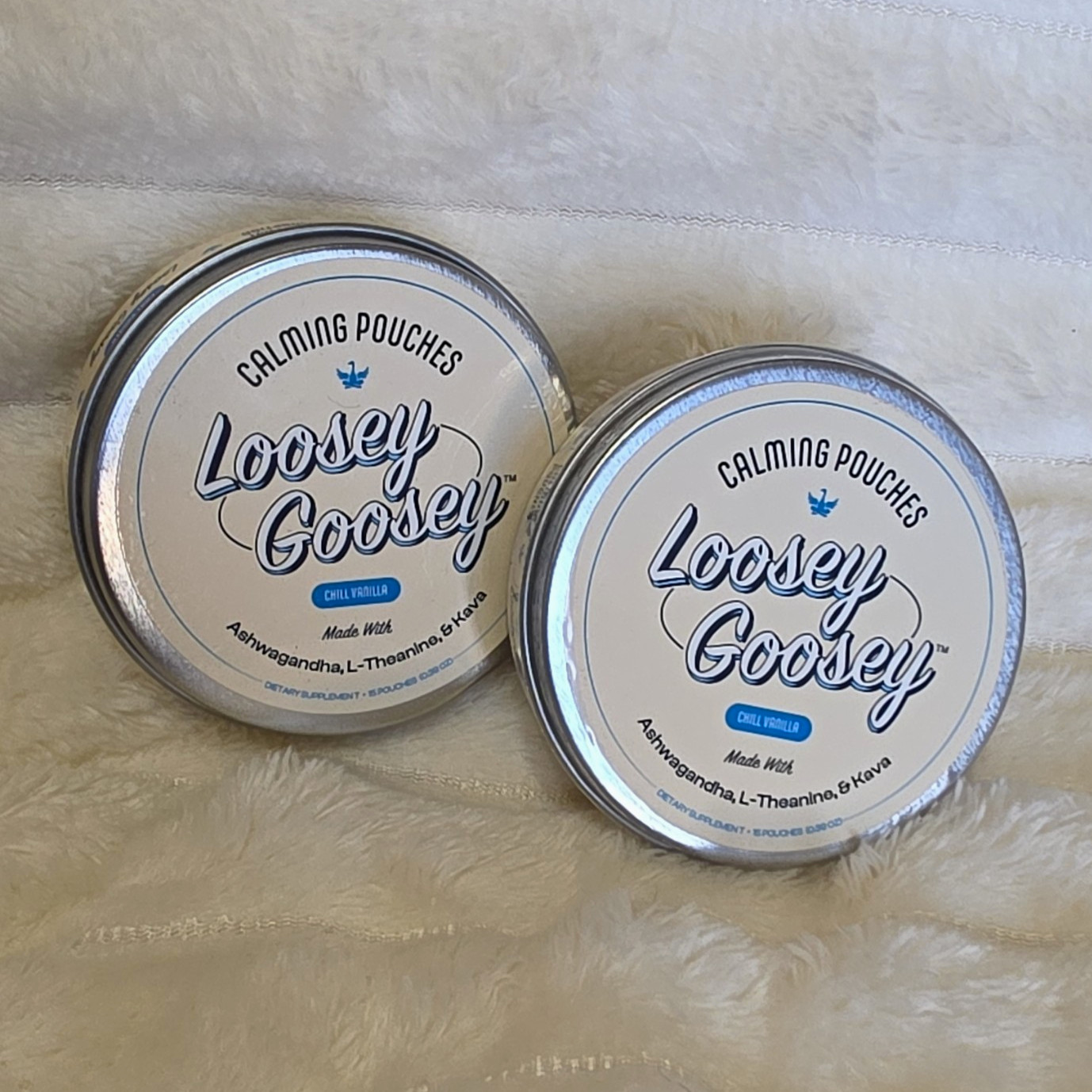 Loosey Goosey Calming Pouches Chill Pillar 15 Count 350mg No Nicotine