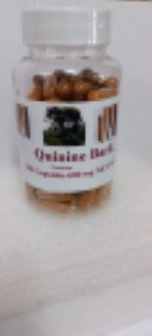 Quinine Bark 100 Capsules 600mg HERBAL SUPPLEMENT