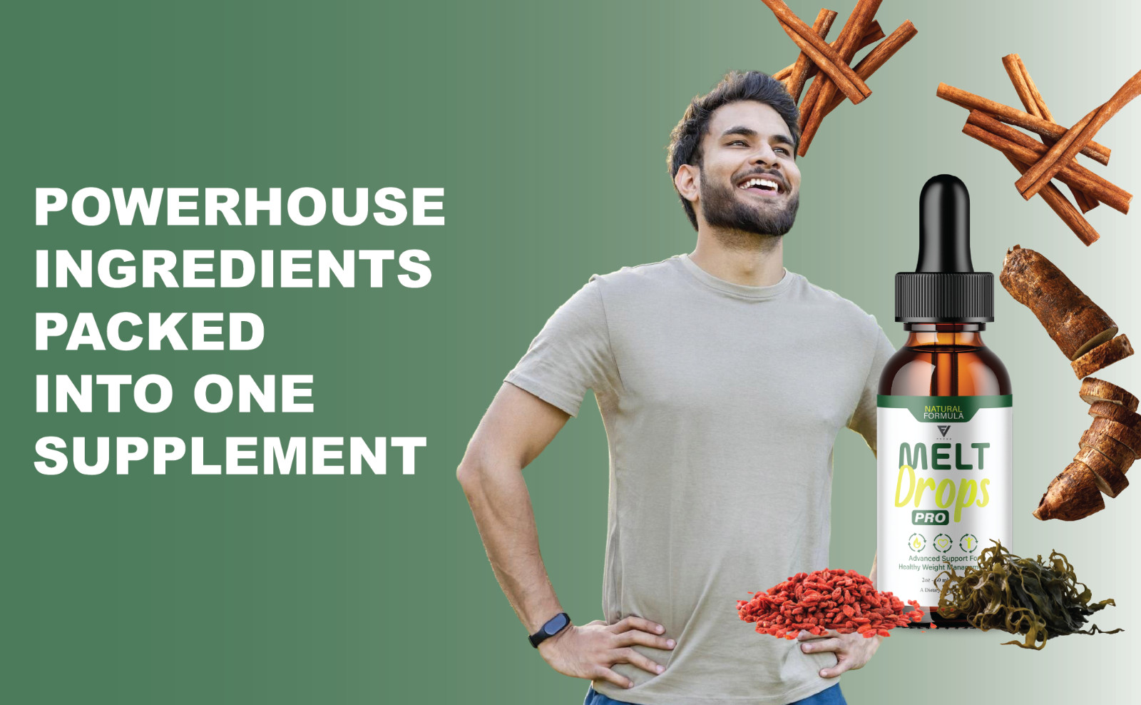 (5 Pack) Melt Drops Pro Supplement, Melt Drops Pro Weight Management (10oz)