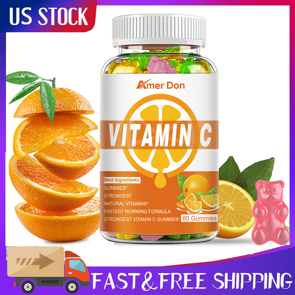 Vitamin C Gummies 2500mg-Ascorbic Acid Immune System Support Best Antioxidant